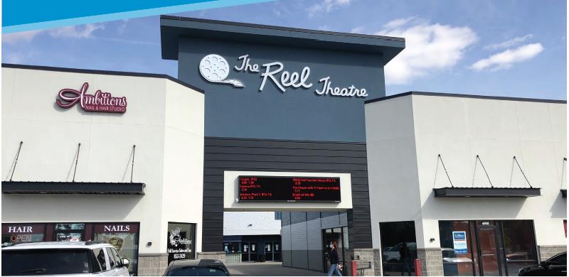 Northgate Reel front of building snip